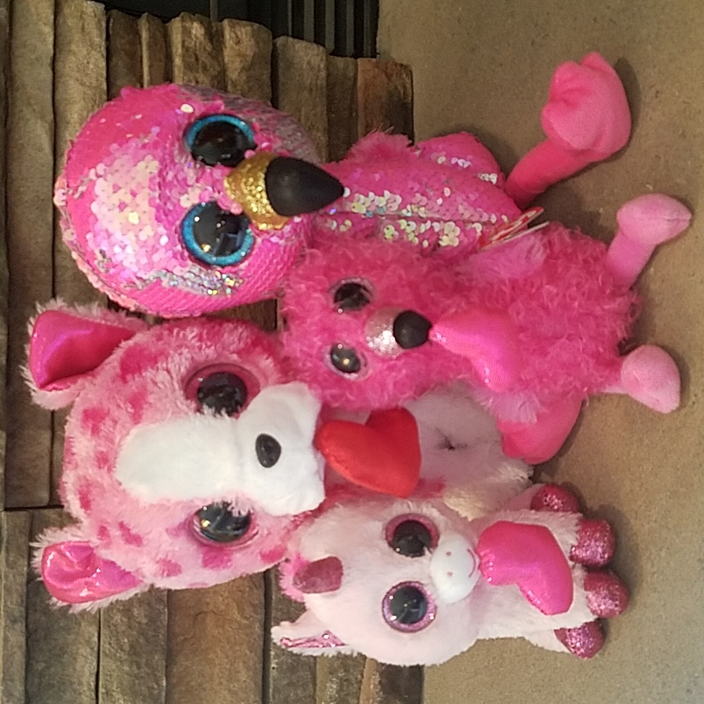 Ty Beanie Boo Valentine's set